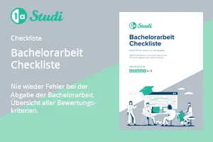 Checkliste Bachelorarbeit