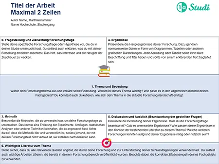 Deckblatt für Hausarbeit Vorlage 2